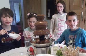 Choc fountain BBQ ~ May 6th 2013